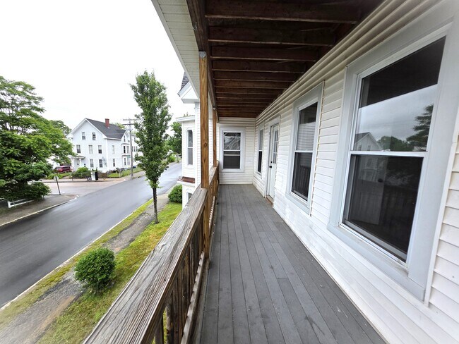 Private covered porch - 357 Central St