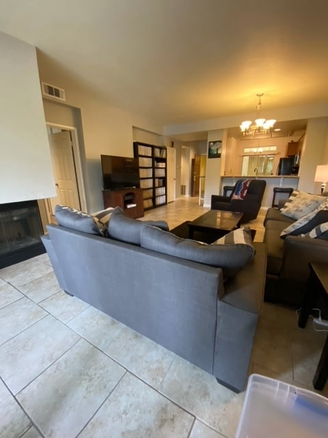 living with gas fireplace - 4512 Workman Mill Rd