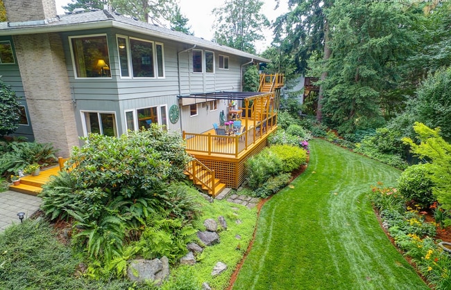 Back deck and yard - 4625 SW 42nd Pl