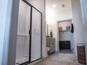 The Sabine: 2BR, 2BA- Primary Bathroom - The Flats at Ransley