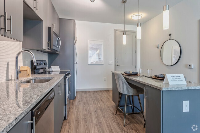 1BR, 1BA - 702 SF A2 - Kitchen - Lux on Main