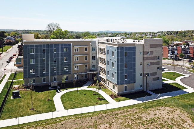 Aerial Photo - Montgomery Park Senior Apartments