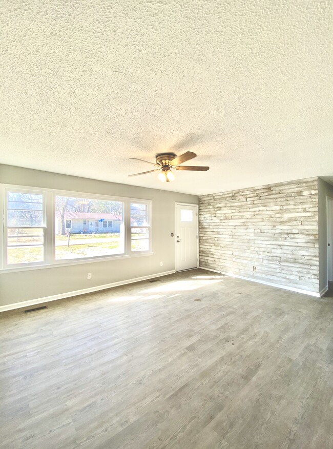 New paint and accent wall - 1120 Dennis Ave