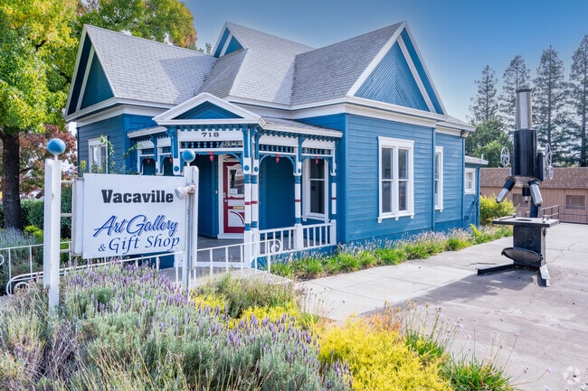 The Vacaville Art Gallery is a destination at the entrance to downtown.