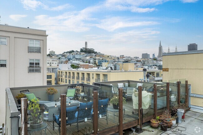 Terraza en la azotea - 2244 Mason St