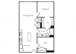 1 Bed/1 Bath Den-B14