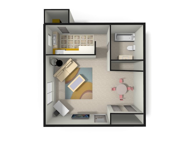 studio 3D - Brandywine Apartments