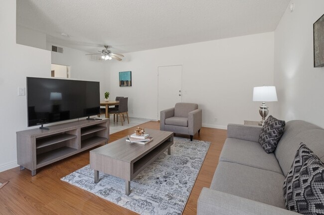 Living Room 1BDRM - Kingsley Grand Apartments