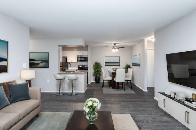 Upgraded, Open Concept Kitchen and Dining Area at Autumn Columbia apartments. - Autumn Columbia