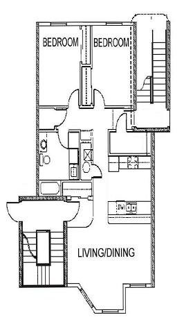 Floorplan - Gateway Crossing Apartments