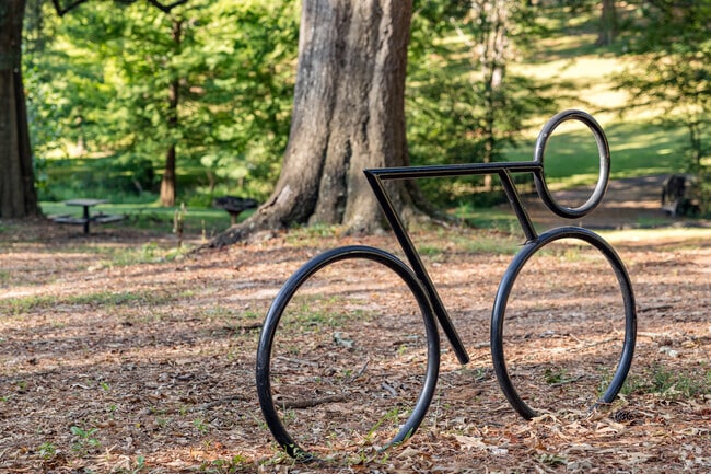 Lock your bike up and go for a walk through Emma Millican Park in the Capitol View neighborhood.