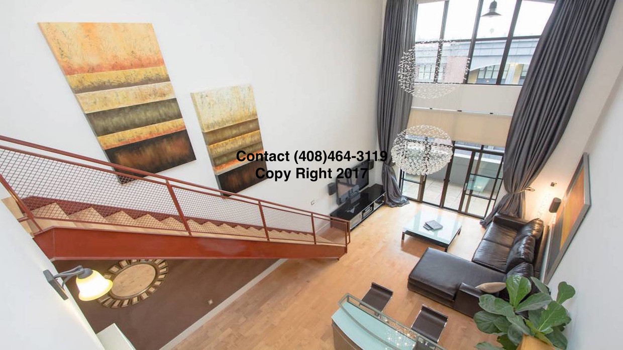 View of Living Room From Master Bedroom - 333 Santana Row