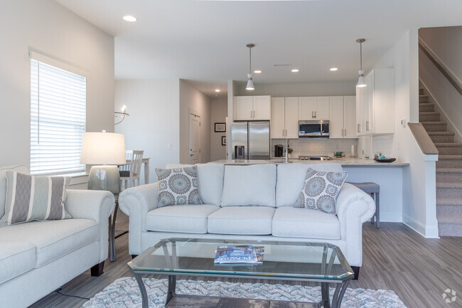 3BR, 3BA - 1809SF Dogwood - Living Area - The Pinnacle Townhomes