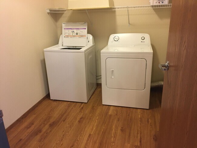 Extra storage available in laundry - Citadel by Belcastle