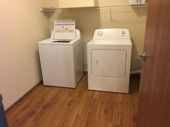 Extra storage available in laundry - Citadel by Belcastle