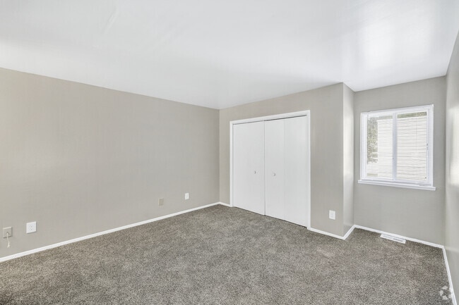 Bald Cypress - 2BR, 2BA - 860SF - Primary Bedroom - Village at Town Park