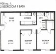 2 Bedroom 1 Bath