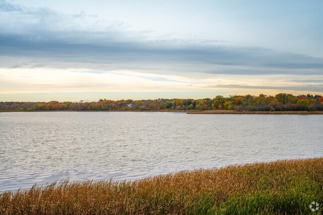 1BR, 1BA - 880SF - Balcony View - Langdon Lake Apartments