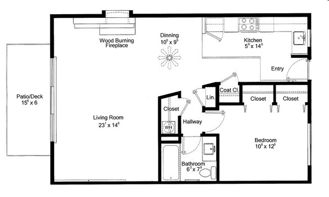 1HAB/1BA - Royal Green Apartments