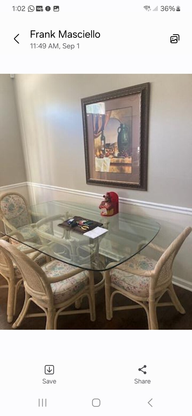 Dining area - 1819 Barberry Dr