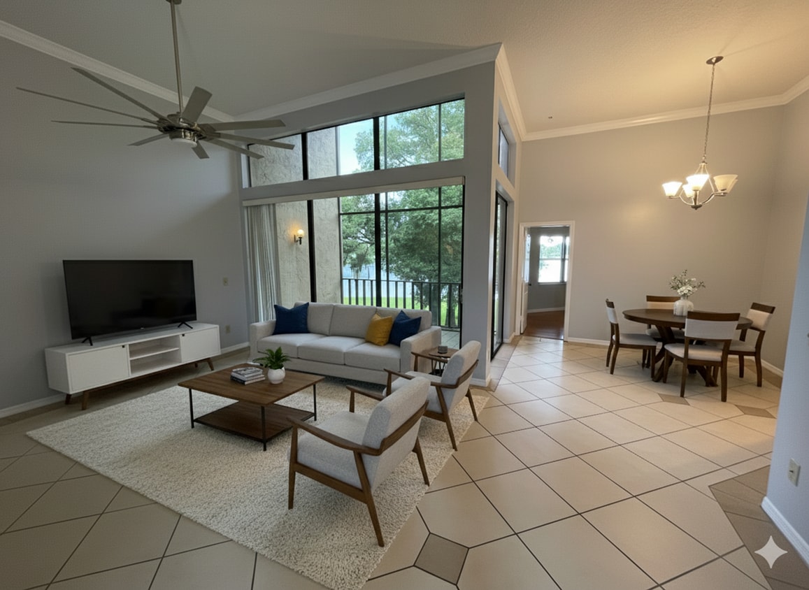 Primary Photo - Spacious & Bright Lakeside with Private Ba...