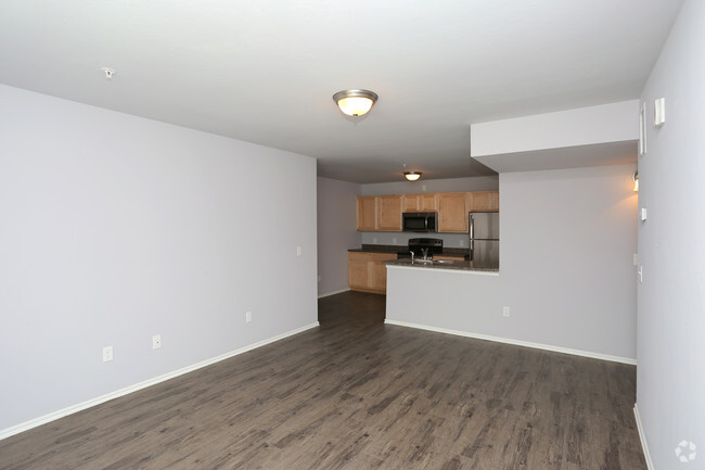 2BR - Living Area - Classen Crossing