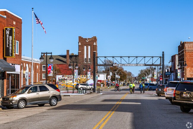 North Topeka is known for its galleries, stores, & restaurants in the NOTO Art District.