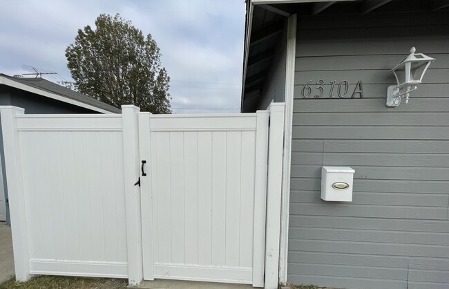Front Gate - 6310 Indiana Ave