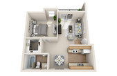 1 Bedroom 1 Bath 511 SQ FT 