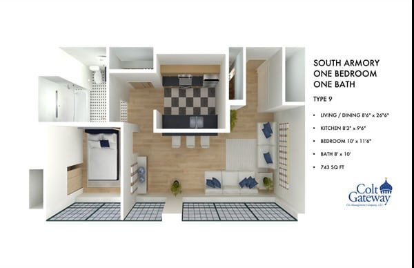 Suite 518 With Loft - Colt Gateway