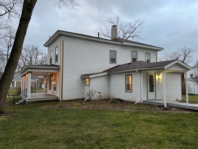 side yard - 310 River St