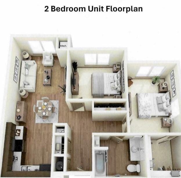 Floorplan - California Grand Manor Senior Apartments