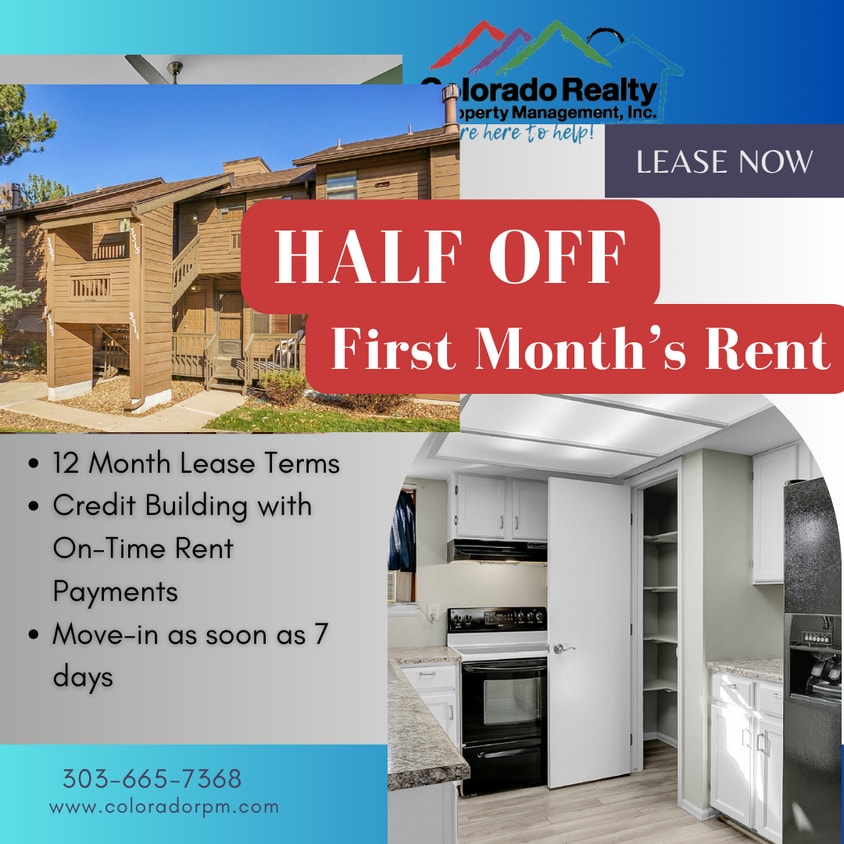 $1,695.00 - HALF OFF First Months' Rent - 2 Bedrooms, 2 Bathrooms, Apartment in Colorado Springs ... - $1,795.00 - 2 Bedrooms, 2 Bathrooms, Apart...