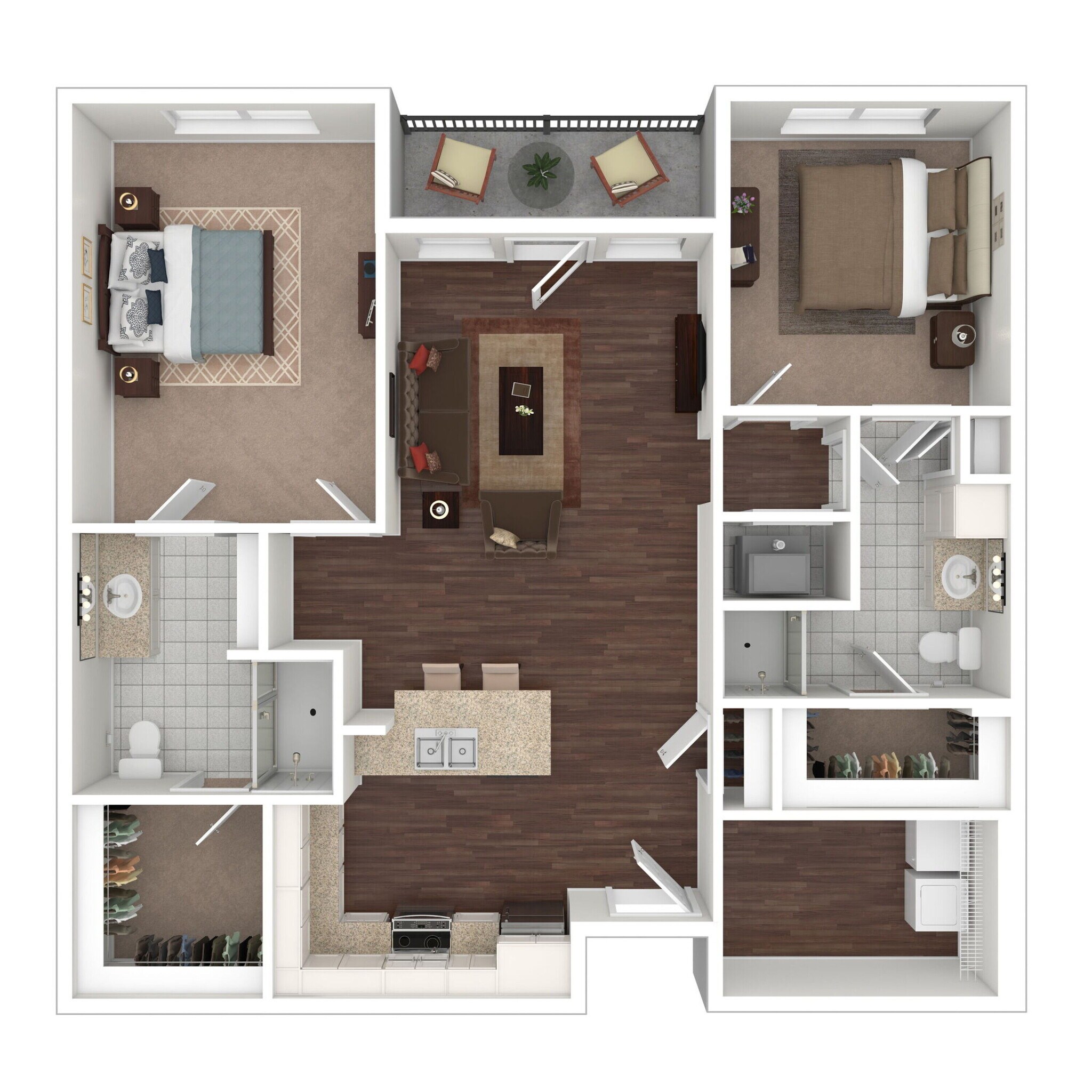 Carrington Court - Seniors 55+ – 2 Bedroom Traditions Craftsman