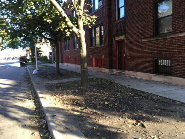 Tree lined entrance - 415 W 77th St