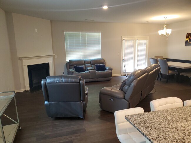 Living Room and Dining Area - 3649 Wartrace Dr