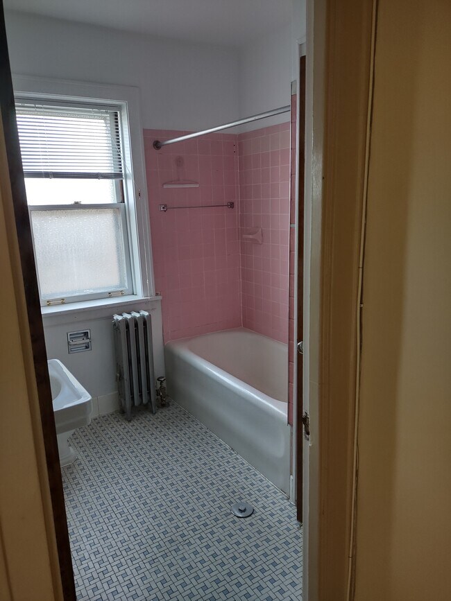 Bathroom Pink Tile - 7335 Jackson Blvd