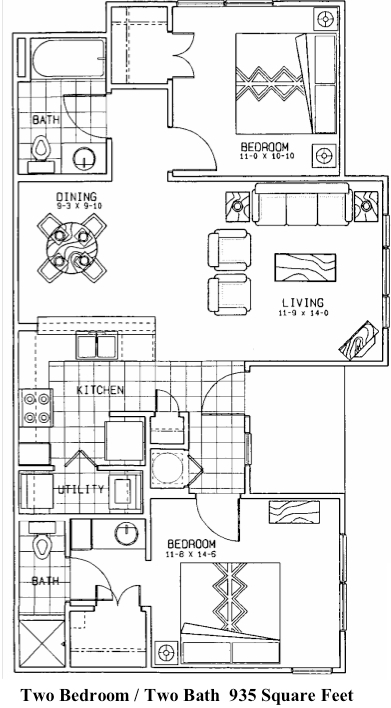 2BR/2BA - Autumn Ridge Apartment Homes