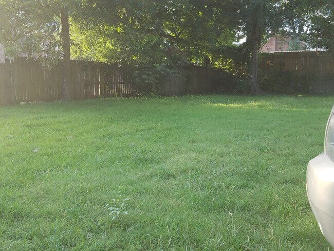 fenced & shared backyard - 41 S McLean Blvd