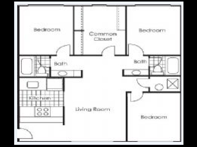 Campus Walk Apartments Carrollton Ga Floorplan Campus Walk