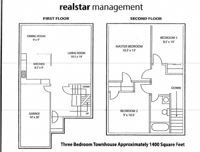 Floorplan - Tamarack Woods Townhouses