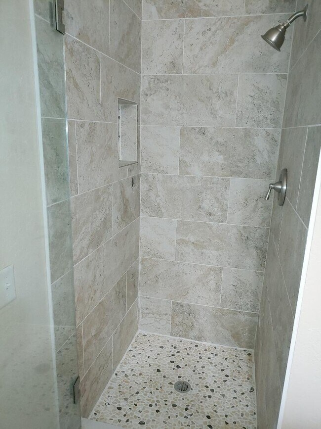 Tiled shower stall - 311 SE Kitching Cir