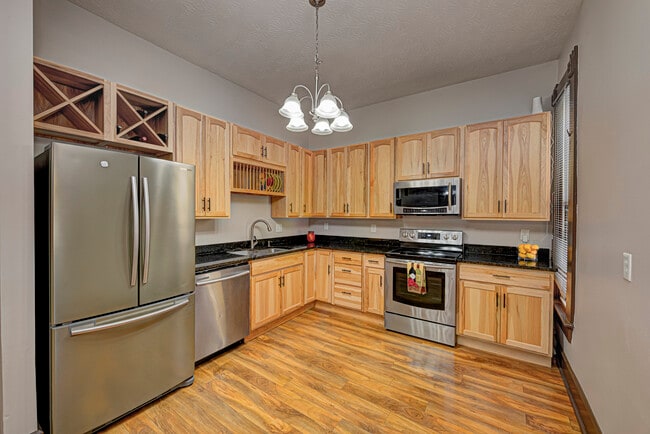 Kitchen with all stainless steel appliances - 1643 Fletcher Ave House