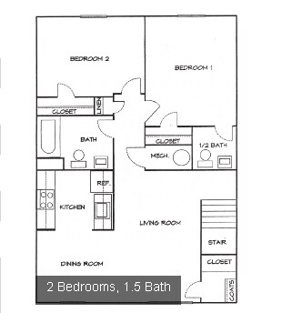 2BR/1.5BA - Campostella Commons