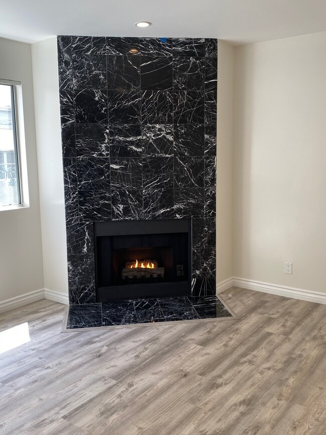 Floor To Ceiling Granite Gas Fireplace - Large Remodeled 2x2 Unit with Huge Patio
