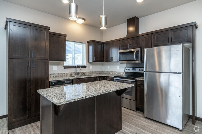 3BR, 2.5BA - 1,398SF - Kitchen - Falcon Heights Townhomes