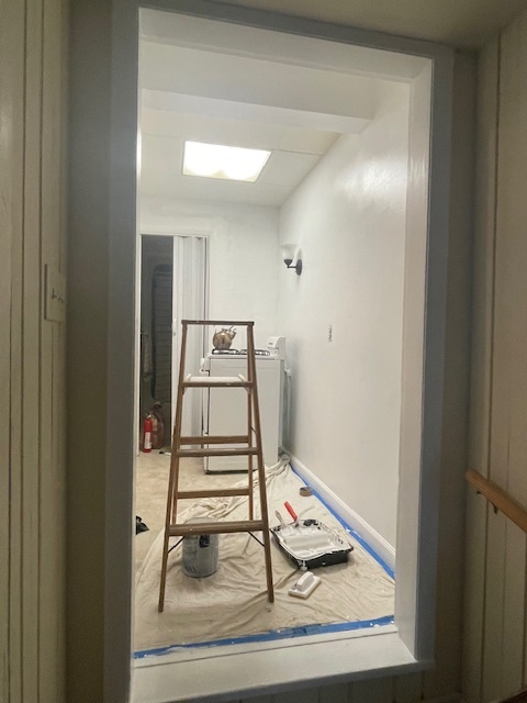 New paint (looking towards 1st bathroom) - 29 Center St