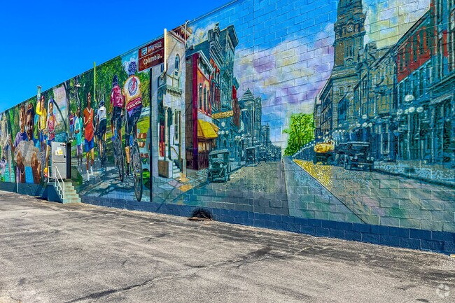 Check out the mural on Front Street in Columbia.