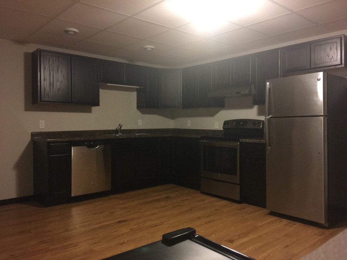 Kitchen with new stainless appliances - 109 Main St E