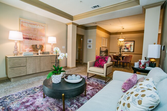 Spacious Living Room - Stone Creek at Brookhaven Apartment Homes